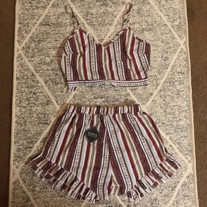Two Piece Bohemian Style Outift